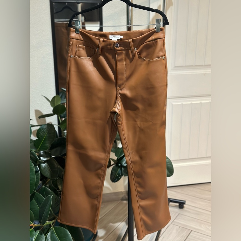 Good American leather pants